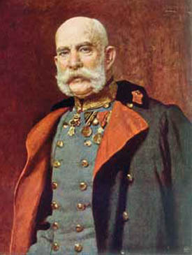 A portrait of Emperor franz Joseph